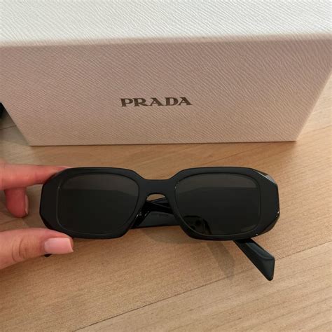 runway 49mm rectangle sunglasses prada|prada vintage sunglasses.